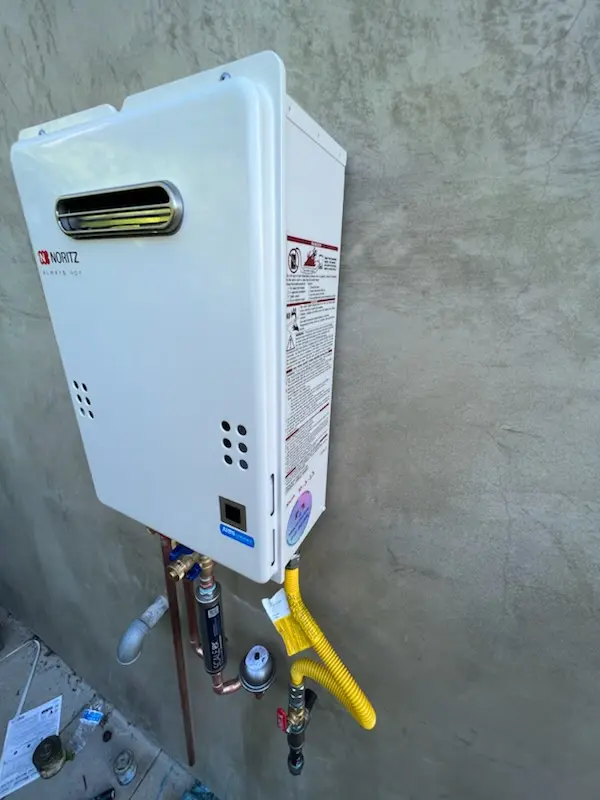 Tankless water heater installation for Oldmans homes